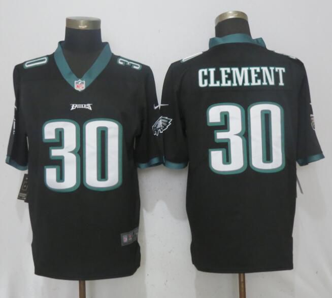 Men Philadelphia Eagles 30 Clement Black 2017 Vapor Untouchable NEW Nike Limited Playey NFL Jerseys